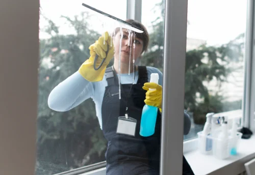 Nettoyage de vitres intérieures et extérieures à Routot